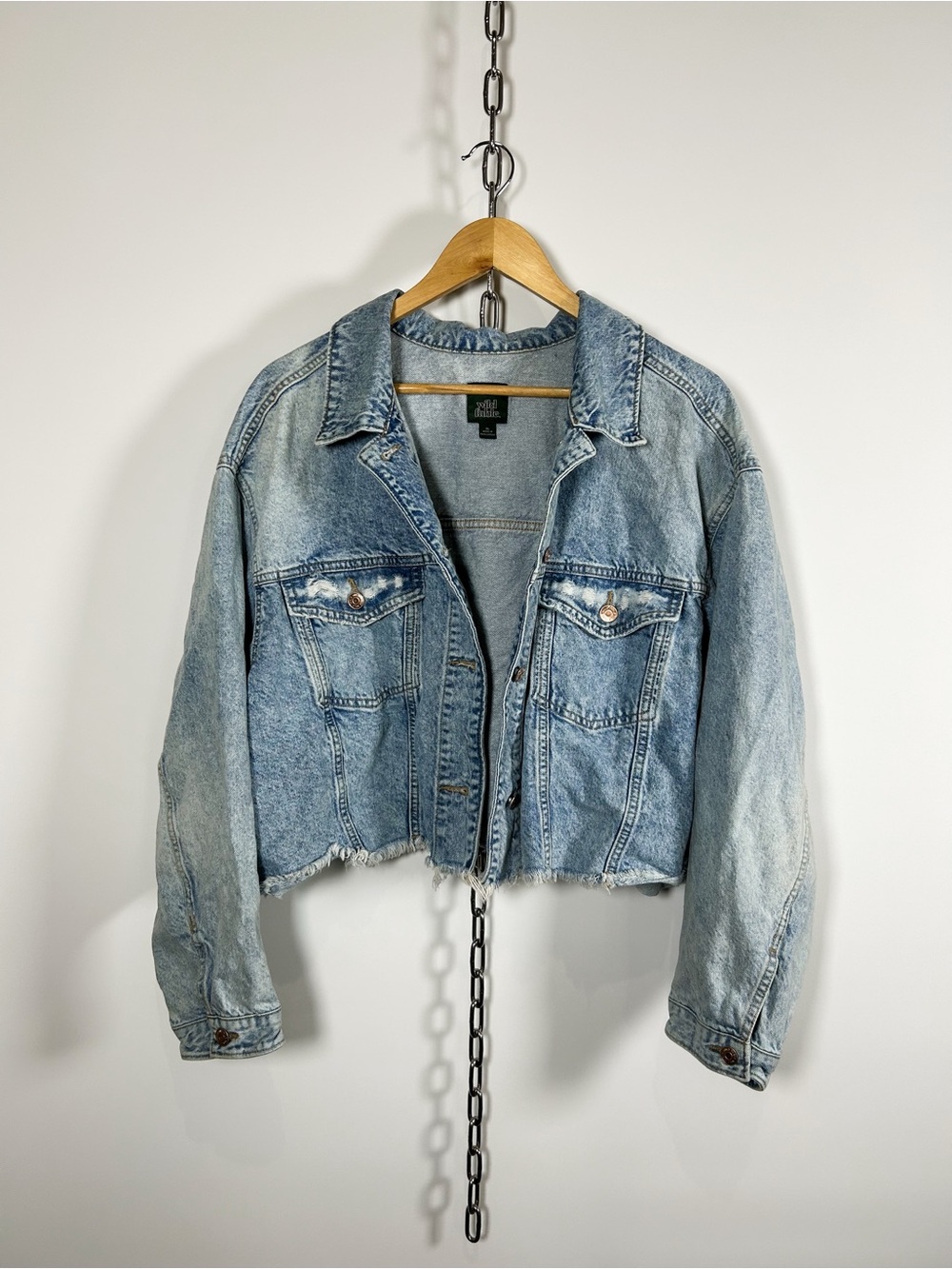 Wild Fable Slightly Cropped Denim Jacket
